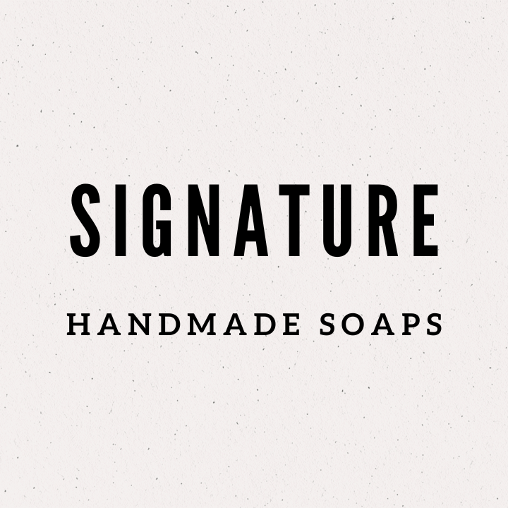 Our Signature Natural Handmade Soap Collection is crafted with pure, skin-loving ingredients like olive oil, avocado butter, and coconut oil for deep hydration. Kaolin clay and aloe vera cleanse, while pure essential oils offer aromatherapy benefits.
