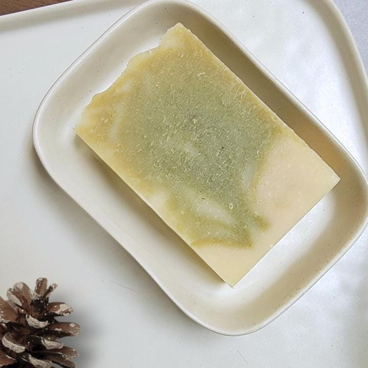 Our natural handmade soap is crafted with a thoughtful blend of nature-sourced ingredients, for a luxurious and nourishing cleansing experience. Rich botanical oils and butters provide deep hydration, while plant-based extracts soothe and protect the skin. We carefully select each ingredient—from creamy coconut milk and raw honey to mineral-rich clays and antioxidant-packed botanicals—to create a formulation that is both gentle and effective. No synthetic fragrances, no artificial colors.