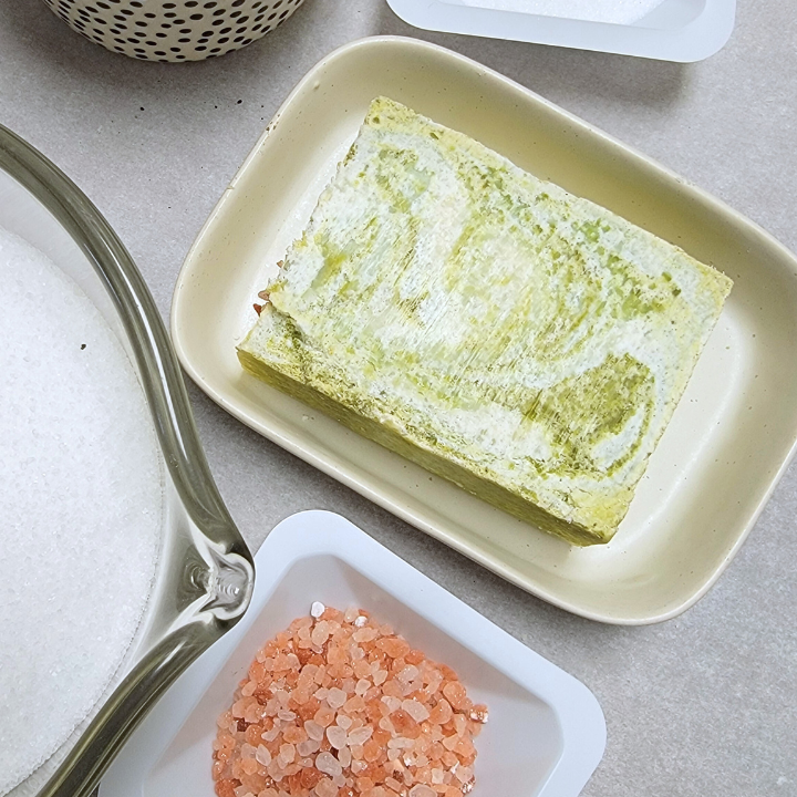 Mint Sea Salt Natural Handmade Soap is a refreshing, mineral-rich soap crafted with skin-loving ingredients and a cool, invigorating aroma. Our sea salt soaps are made in small batches using traditional soap-making methods. This luxurious spa bar provides a deep-cleansing, exfoliating experience while nourishing and revitalizing the skin.